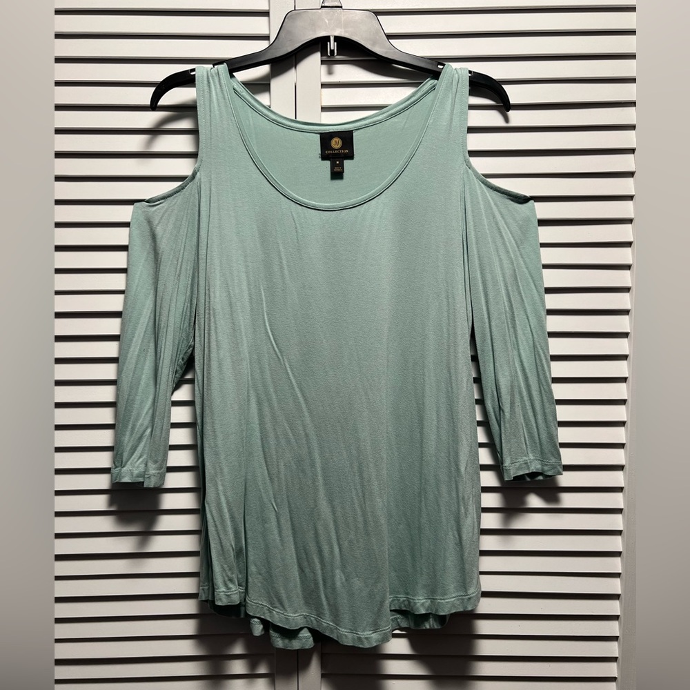 JM Collection Off the Shoulder 3/4 Sleeve Top